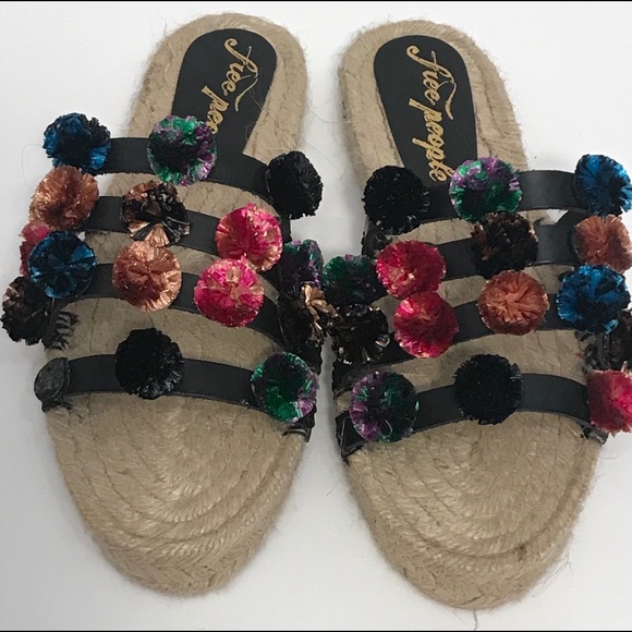 Free People Pom Pom sandals 38 - Picture 4 of 12